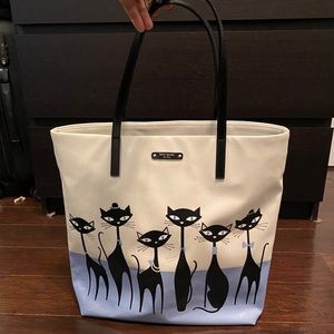 Kate Spade Jazz Things Up Jazzy Cat Shoulder Bag